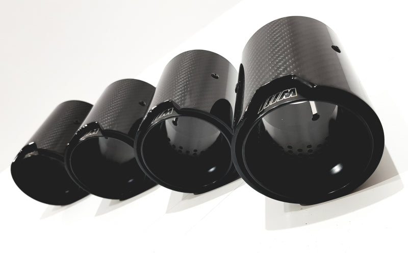 BMW M PERFORMANCE OPTIK ENDROHRBLENDEN CARBON BLACK V.2