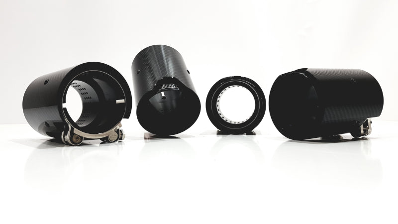 BMW M PERFORMANCE OPTIK ENDROHRBLENDEN CARBON BLACK V.2