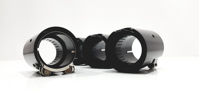 BMW M PERFORMANCE OPTIK ENDROHRBLENDEN CARBON BLACK V.2