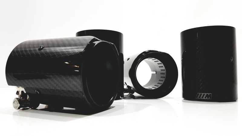 BMW M PERFORMANCE OPTIK ENDROHRBLENDEN CARBON BLACK V.2