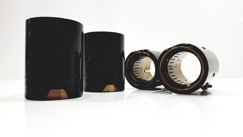 BMW M PERFORMANCE OPTIK ENDROHRBLENDEN CARBON GOLD V.3