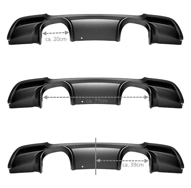 BMW E90 LIMOUSINE M-PAKET - CSL OPTIK DUPLEX HECK DIFFUSOR