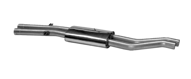 BMW E46 330Ci - BASTUCK MITTELSCHALLDÄMPFER