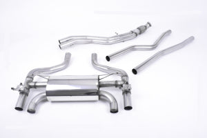BMW M2 - MILLTEK HOLLOWTEK TWIN VALVED DUPLEX AUSPUFF ANLAGE AB KAT