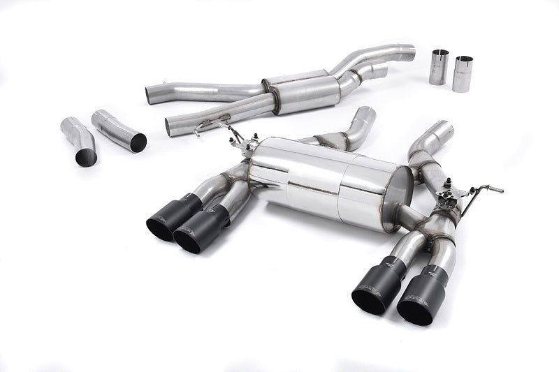 BMW M4 F82/83 - MILLTEK DUPLEX SPORTAUSPUFF ANLAGE AB KAT Ø 76MM