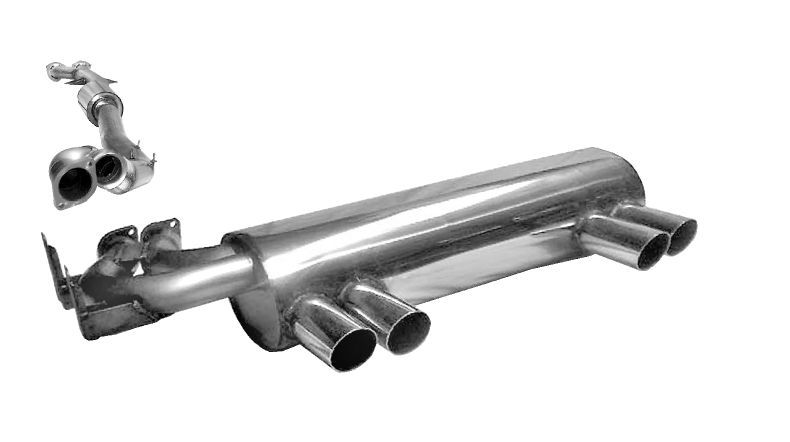 BMW M3 E46 COUPE - BASTUCK EDELSTAHL DUPLEX SPORTAUSPUFFANLAGE AB KAT