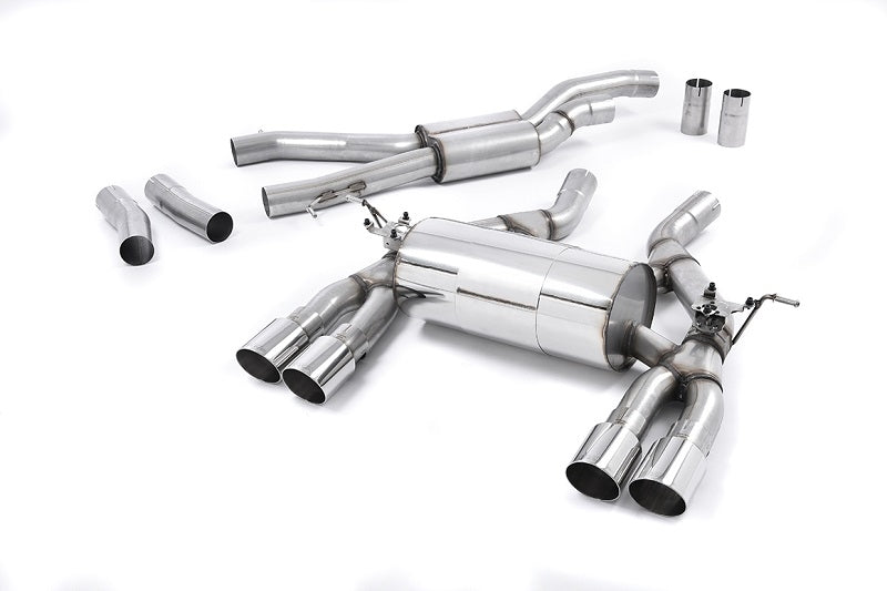BMW M4 F82/83 - MILLTEK DUPLEX SPORTAUSPUFF ANLAGE AB KAT Ø 76MM